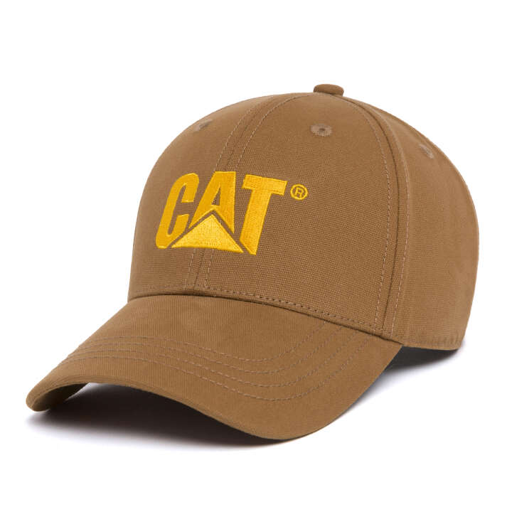 CATERPILLAR Cap Canvas Trademark Flexfit